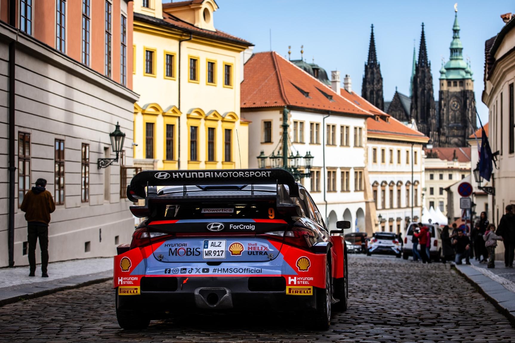 Central European Rally 2025: WRC Cars Take Over Prague Today